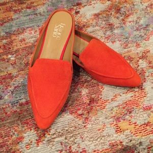 Franco Sarto suede mules- size 8.5